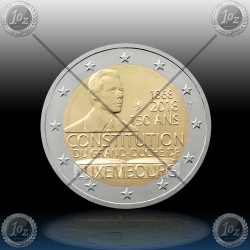 2 EVRO LUKSEMBURG 2018 "Constitution of Luxembourg" UNC